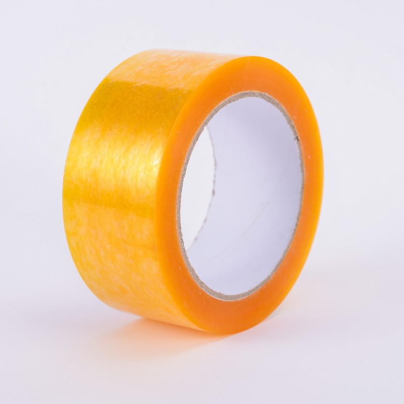 Bopp packaging seal cinta transparente amarilla de alta viscosidad